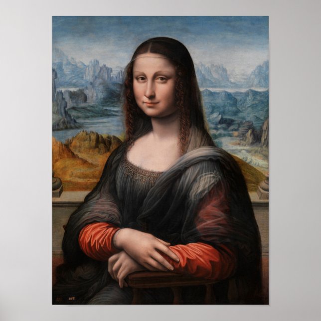 Leonardo da Vinci | Mona Lisa Poster (Framsidan)