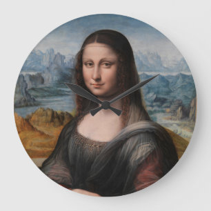 Leonardo Da Vinci Mona Lisa Stor Klocka