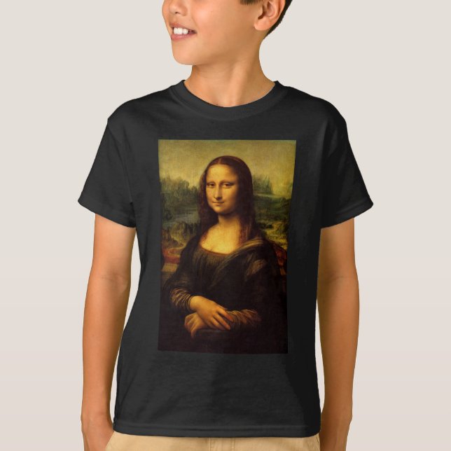Leonardo Da Vinci Mona Lisa T-shirt (Framsida)