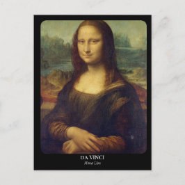 LEONARDO DA VINCI / Mona Lisa Vykort