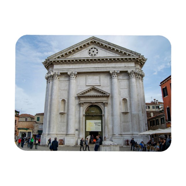 Leonardo da Vinci Museum Venice Italy Magnet (Horisontell)