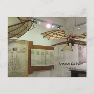 Leonardo Da Vinci Museumstycken Vykort