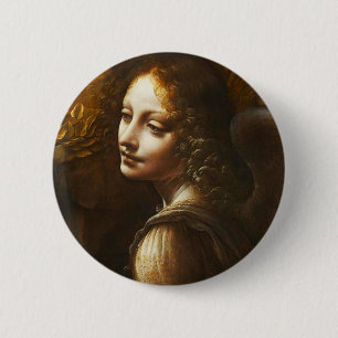 Leonardo Da Vinci oskuld av stenängeln Knapp