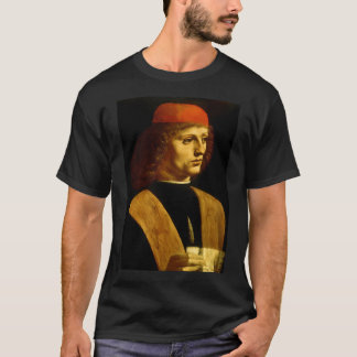 Leonardo Da Vinci Porträtt i A T Shirt