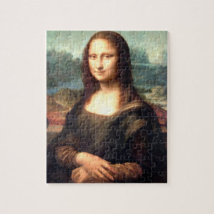 Leonardo da Vinci-Porträtt i Mona Lisa Jigszawa Pussel