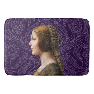 Leonardo da Vinci Porträtt La Bella Principessa Badrumsmatta