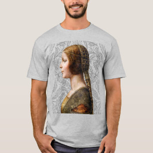 Leonardo da Vinci Porträtt La Bella Principessa T Shirt