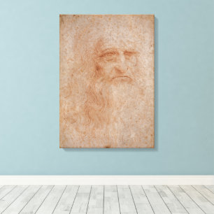 Leonardo Da Vinci, Presumed Self-Porträtt Canvastryck