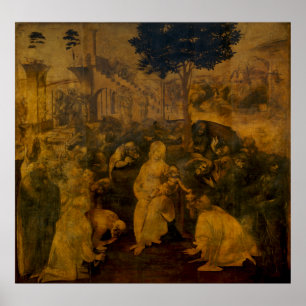 Leonardo da Vinci-programmet för Magi (stort) Poster