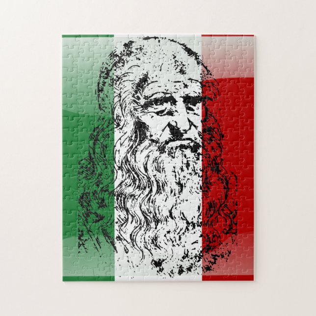 Leonardo da Vinci Pussel (Vertikal)