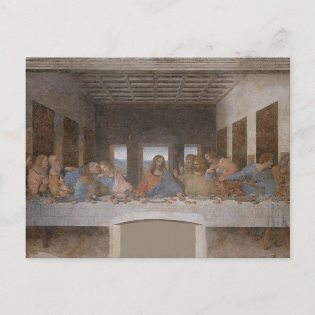 Leonardo da Vinci:s sista leverans Vykort (Framsida)