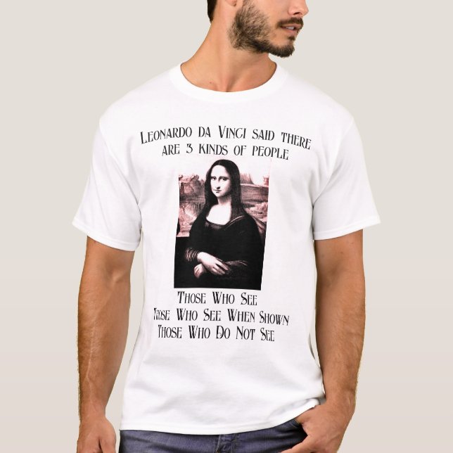 Leonardo da Vinci sa.. T Shirt (Framsida)