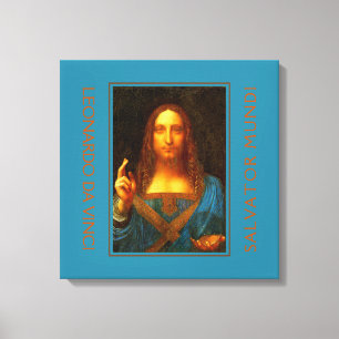 LEONARDO DA VINCI SALVATOR MUNDI Fine Art Canvastryck