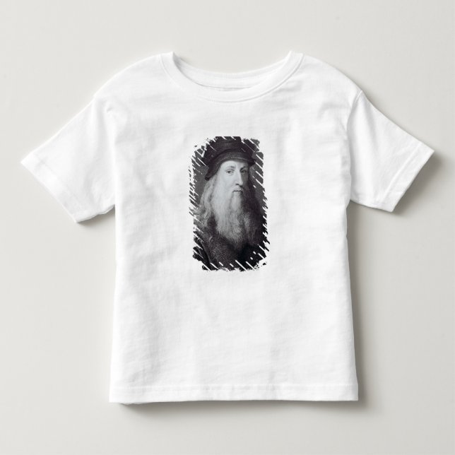 Leonardo Da Vinci som inristas av Raphael Tee (Framsida)