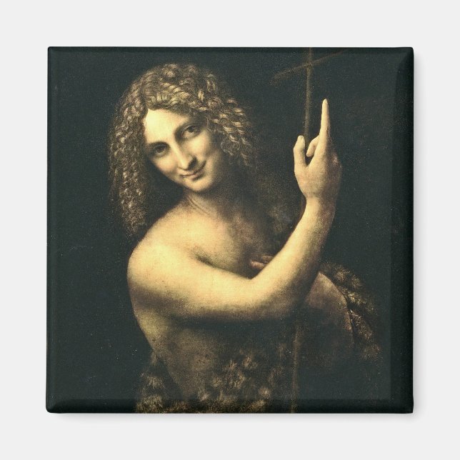 Leonardo Da Vinci - St John The Baptist Magnet (Framsidan)