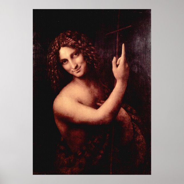Leonardo Da Vinci St. John the Baptist Poster (Framsidan)