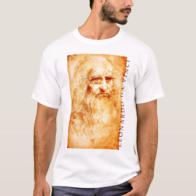 Leonardo da Vinci t-shirt (Framsida)