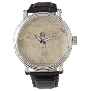 Leonardo Da Vinci Vitruvian Man Armbandsur