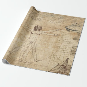 Leonardo Da Vinci Vitruvian Man Presentpapper