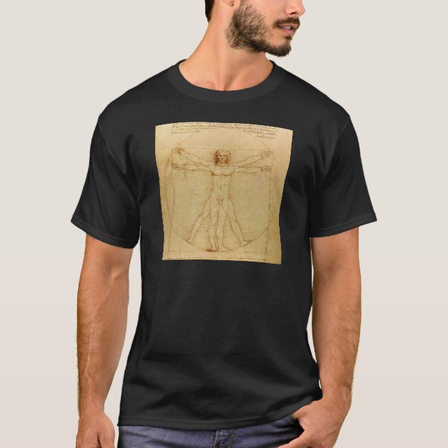 Leonardo da Vinci , Vitruvian Man Tröja (Framsida)