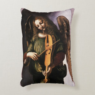 Leonardo da Vincis Ängel i grönt med en vielle Prydnadskudde