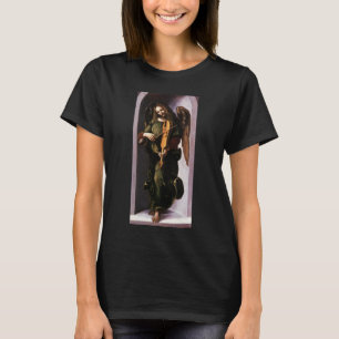 Leonardo da Vincis Ängel i grönt med en vielle T-shirt