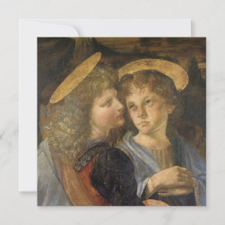 Leonardo da Vincis änglar i Kristi dop Kort
