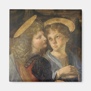 Leonardo da Vincis Änglar till Kristi dop Magnet