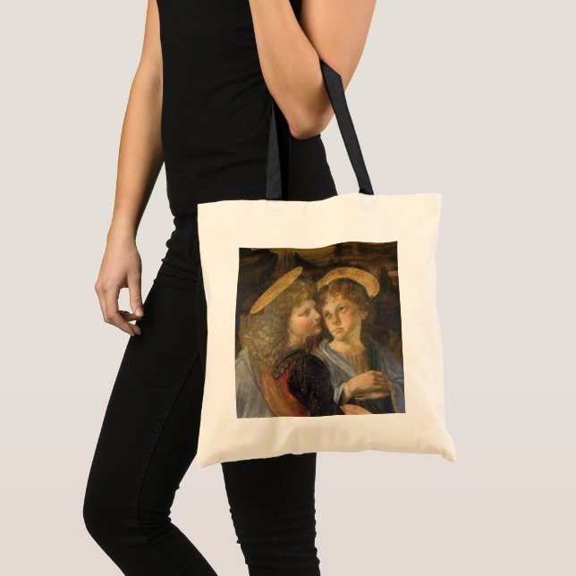 Leonardo da Vincis Änglar till Kristi dop Tygkasse (Framsida (produkt))
