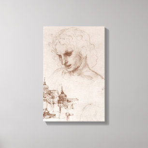 Leonardo da Vincis apostel Jakob Sforza slott Canvastryck