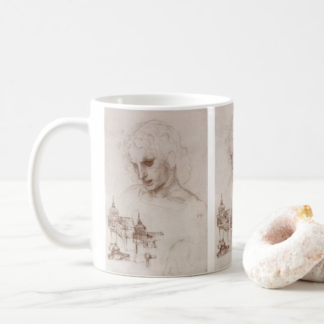 Leonardo da Vincis apostel Jakob Sforza slott Kaffemugg (Med munk)