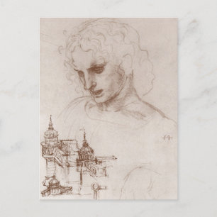 Leonardo da Vincis Apostle Jacobus Sforza Castle Vykort