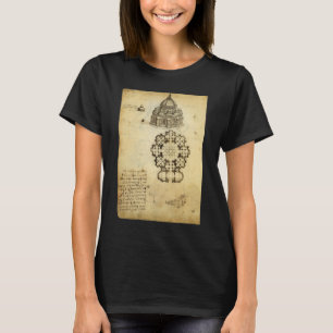 Leonardo da Vincis arkitektoniska katedralstudie T Shirt