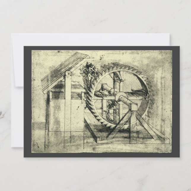 Leonardo da Vincis armborst driven av en löpargång (Framsida)