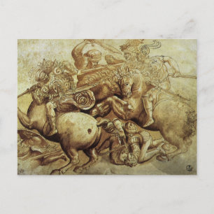 Leonardo da Vinci's Battle of Anghiari Vykort