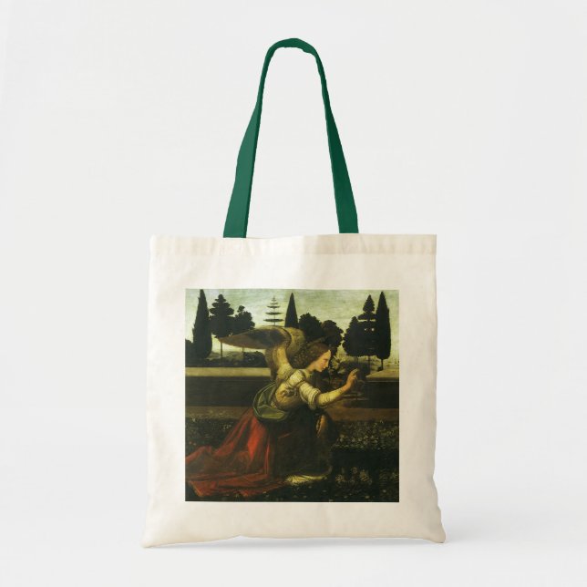Leonardo da Vincis Bebådelsen Tygkasse (Framsidan)