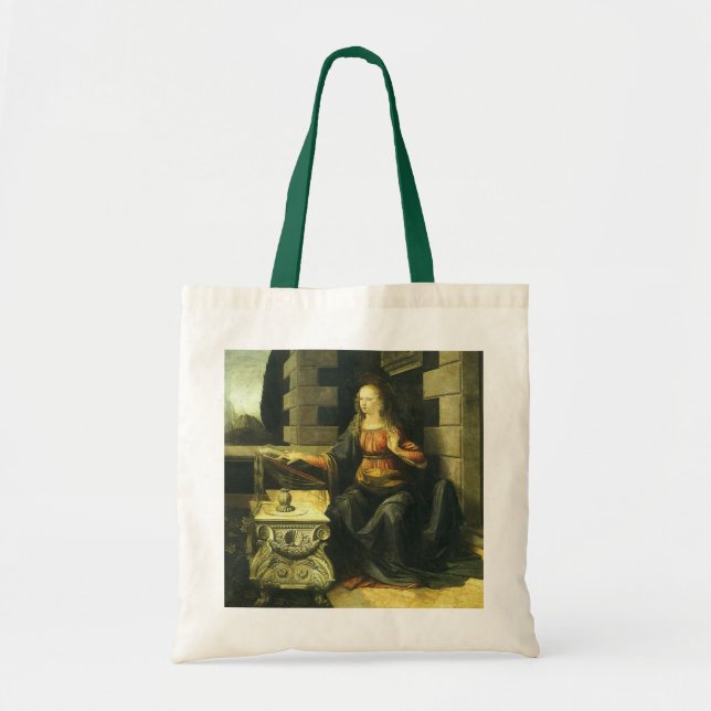 Leonardo da Vincis Bebådelsen Tygkasse (Framsidan)