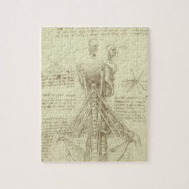 Leonardo da Vinci's Human Anatomy Spinal Column Pussel