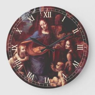 Leonardo da Vincis Jungfru av klipporna Stor Klocka