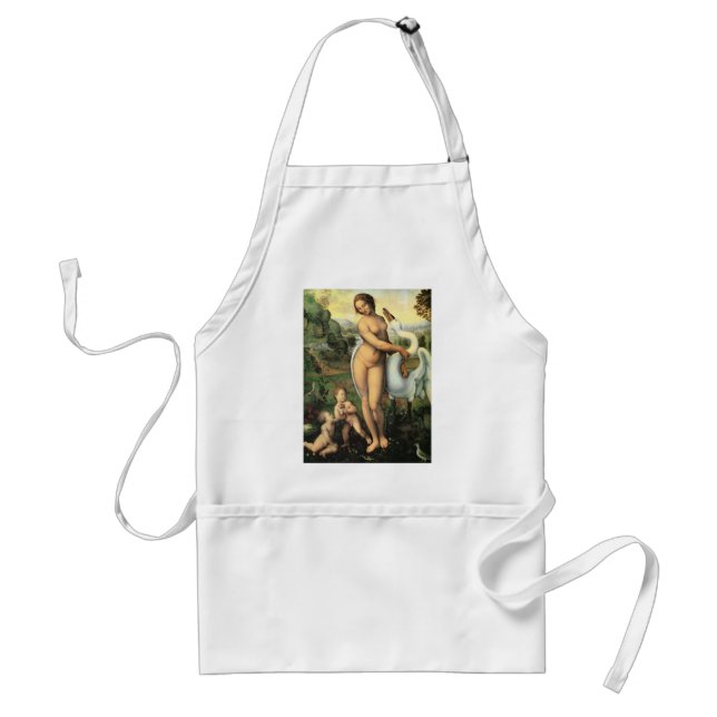 Leonardo da Vincis Leda och svanen Förkläde (Framsidan)