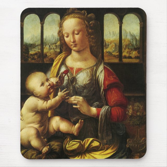 Leonardo da Vinci's Madonna of the Carnation Musmatta (Framsidan)