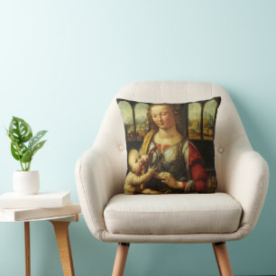 Leonardo da Vincis Madonnan med nejlikan Kudde