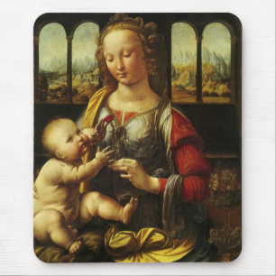 Leonardo da Vincis Madonnan med nejlikan Musmatta