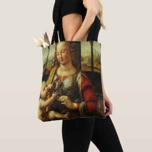 Leonardo da Vincis Madonnan med nejlikan Tygkasse