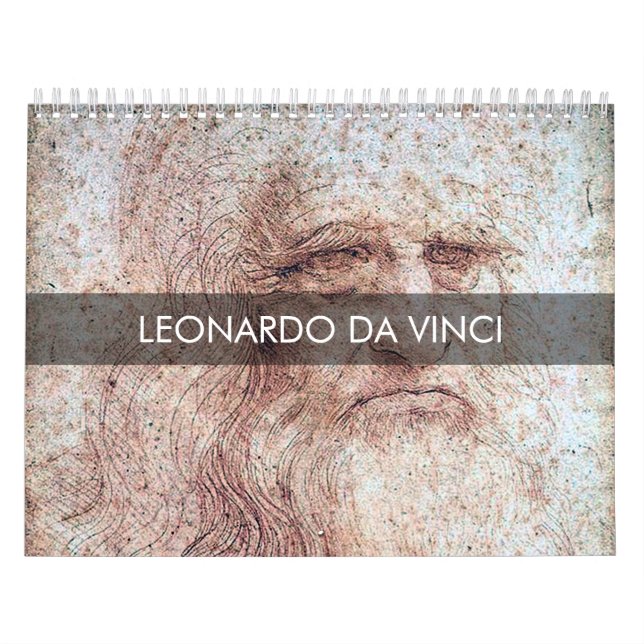 Leonardo da Vincis mästerverk Kalender (Omslag)