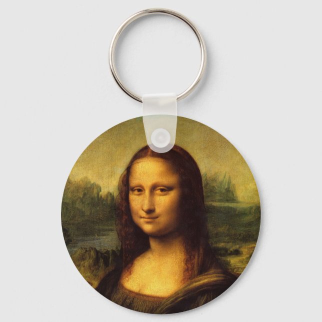 Leonardo Da Vincis Mona Lisa Nyckelring (Framsida)