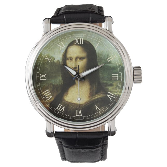 Leonardo da Vinci's Mona Lisa, Renaissance Art Armbandsur (Framsida)