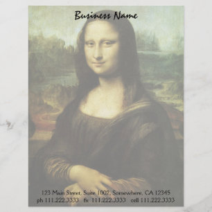 Leonardo da Vinci's Mona Lisa, Renaissance Art Brevhuvud