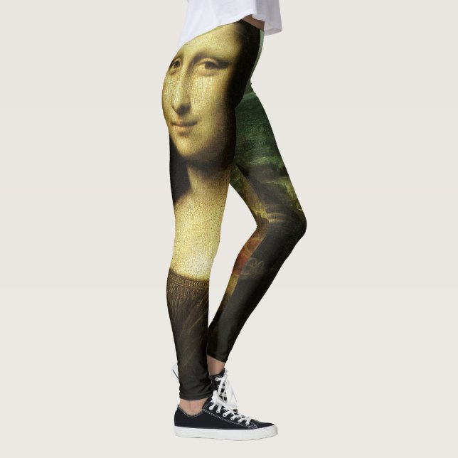 Leonardo da Vinci's Mona Lisa, Renaissance Art Leggings (Höger)