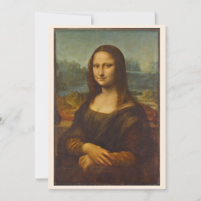 Leonardo da Vincis Mona Lisa, renässanskonst (Framsida)